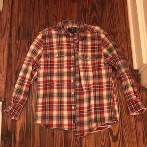 American eagle heavy plaid flannel